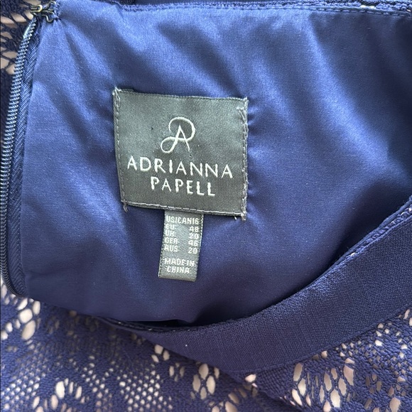 Elegant Navy Lace Dress - Picture 4 of 5